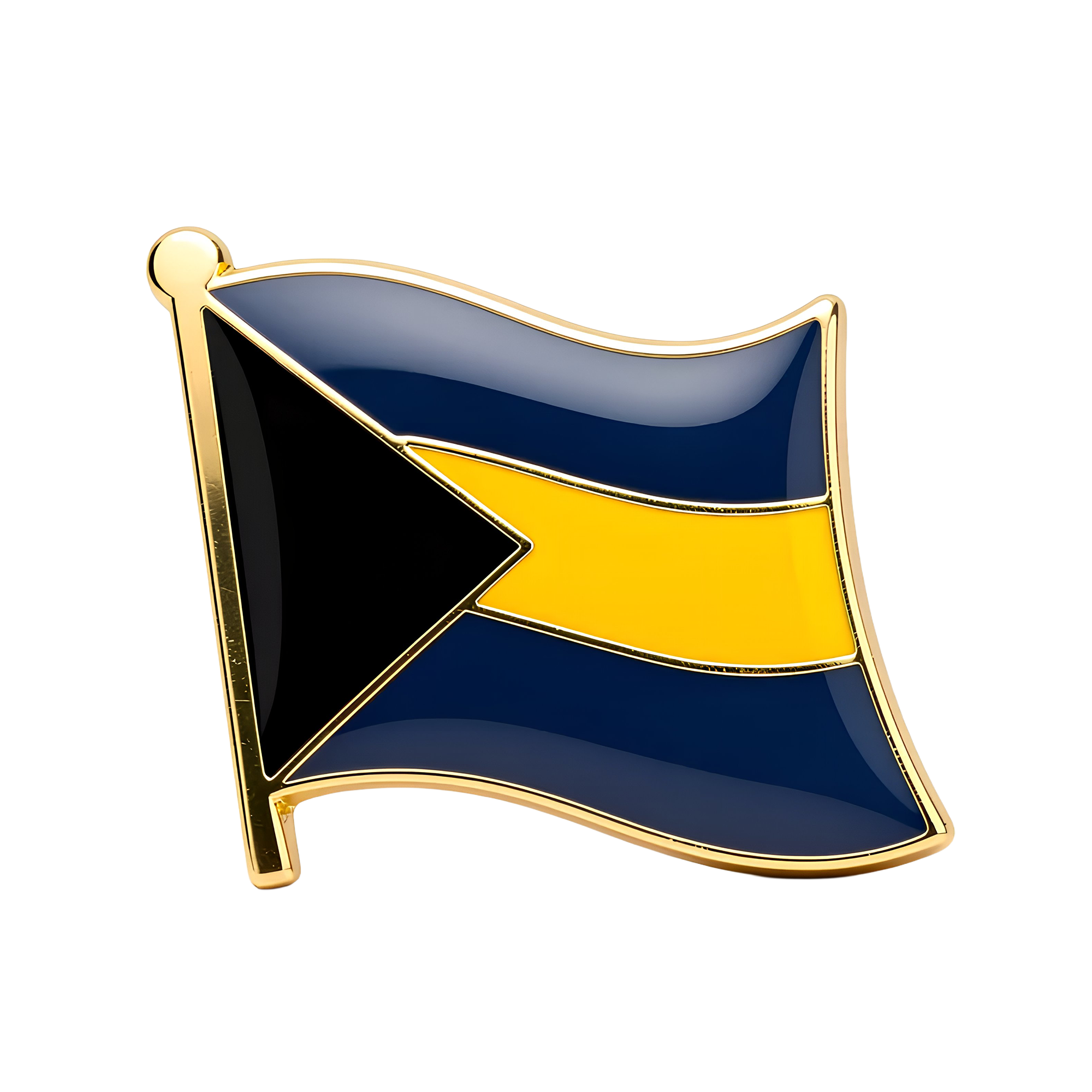Bahamas Flag Pin Badge
