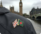 United Kingdom & Bangladesh Friendship Pin Badge