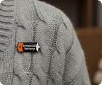 Low Social Battery Pin Badge