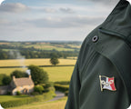 Black Country County English Flag Pin Badge