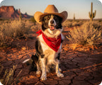 Border Collie Oveja Vaca Niño Texas Perro Cachorro Insignia