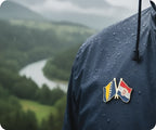 Bosnia and Herzegovina & Croatia Friendship Pin Badge