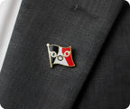 Black Country County English Flag Pin Badge