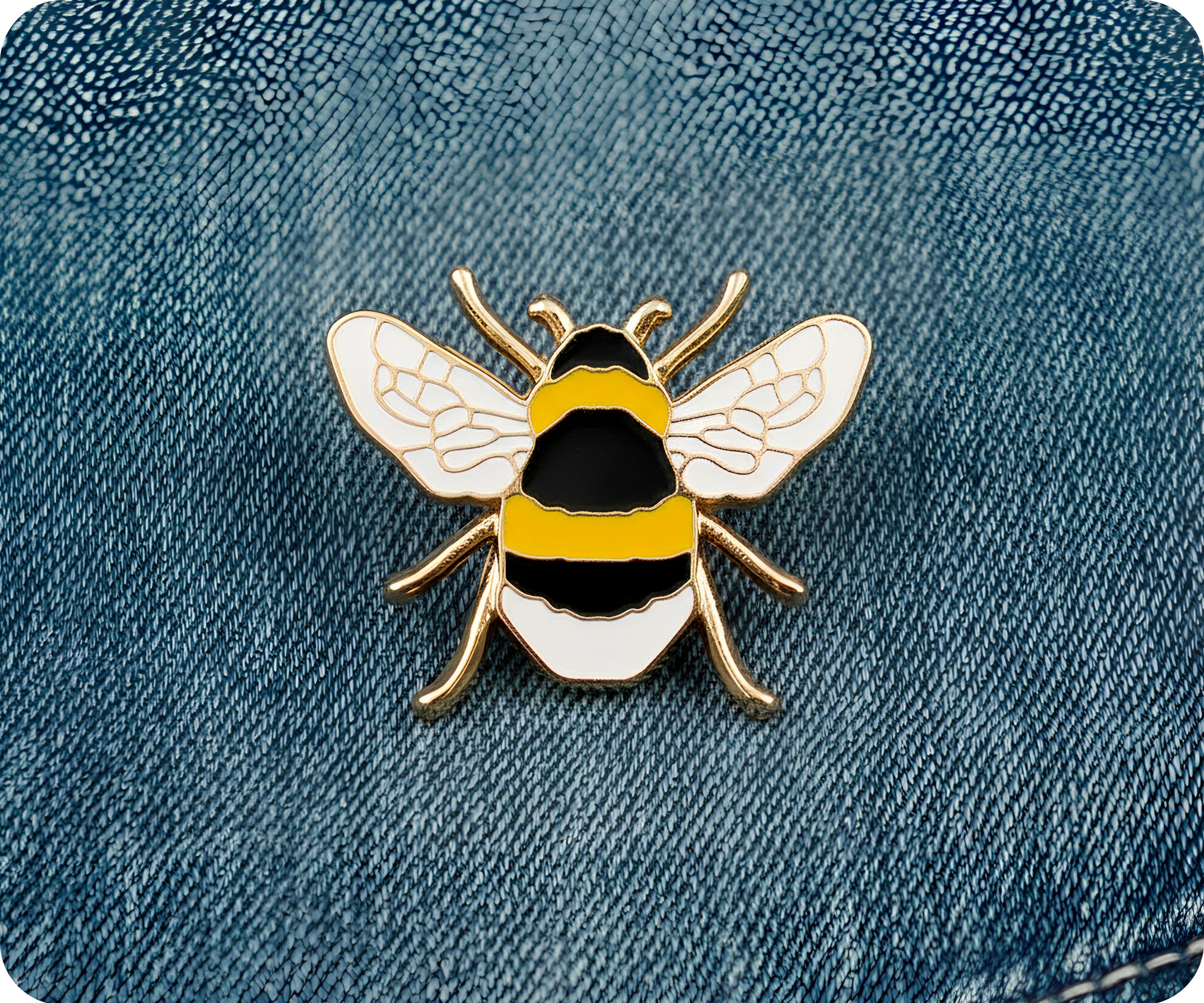 Bumble Bee Pin Badge