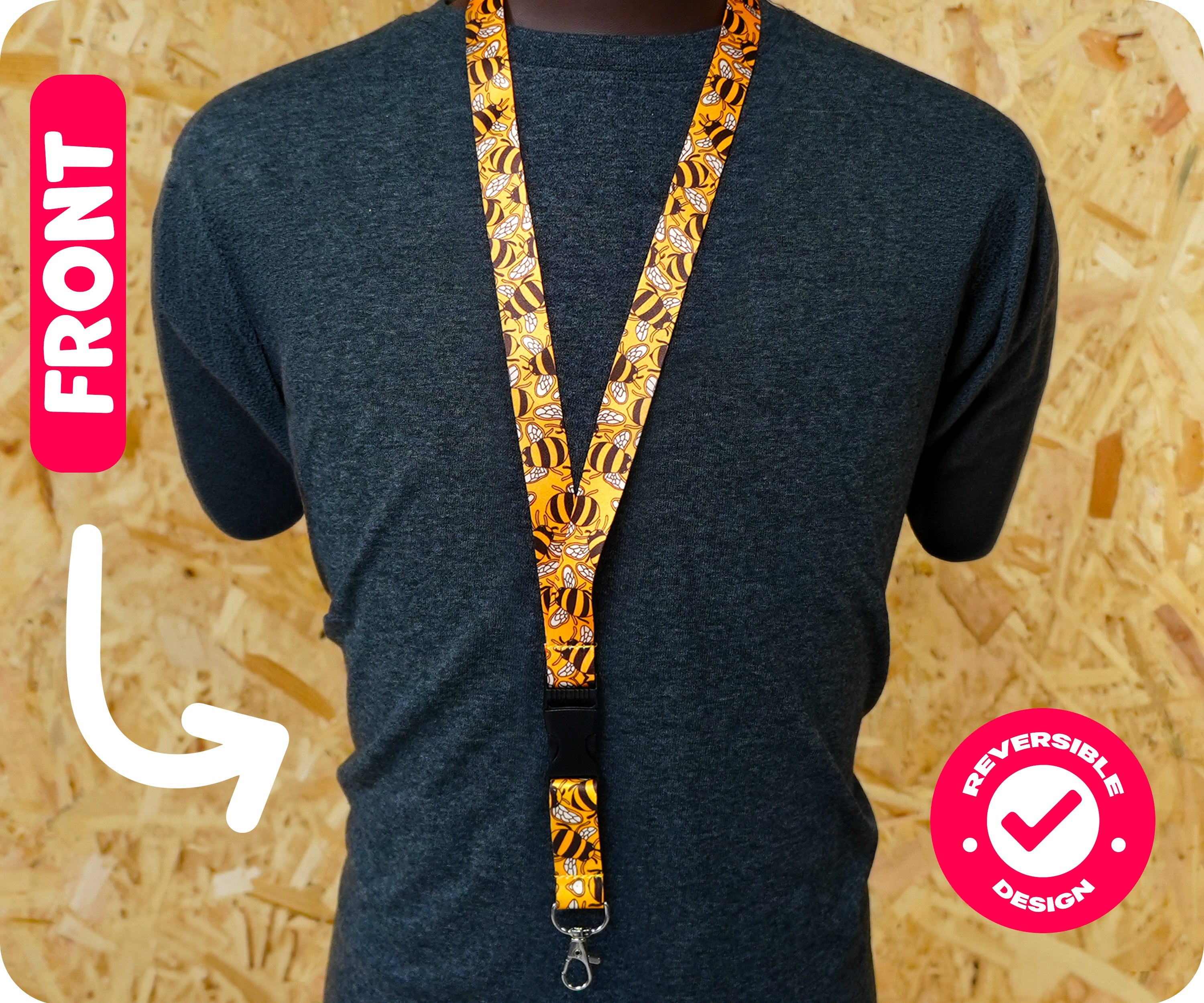 Bumble Bee Animal Insect Lanyard