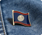 Belize Flag Pin Badge