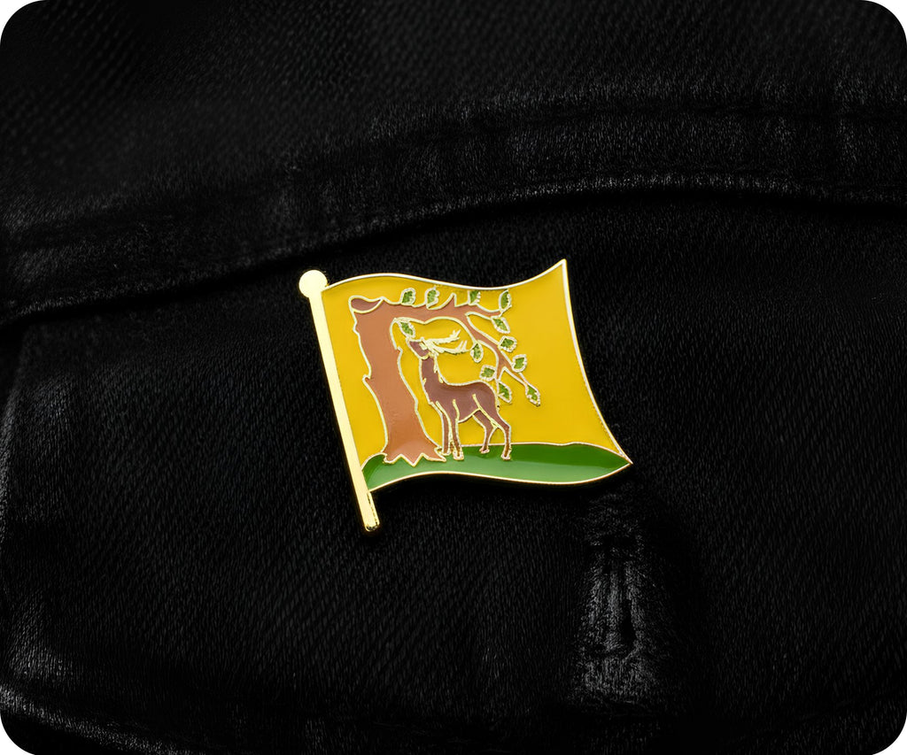 Berkshire English County Flag Pin Badge