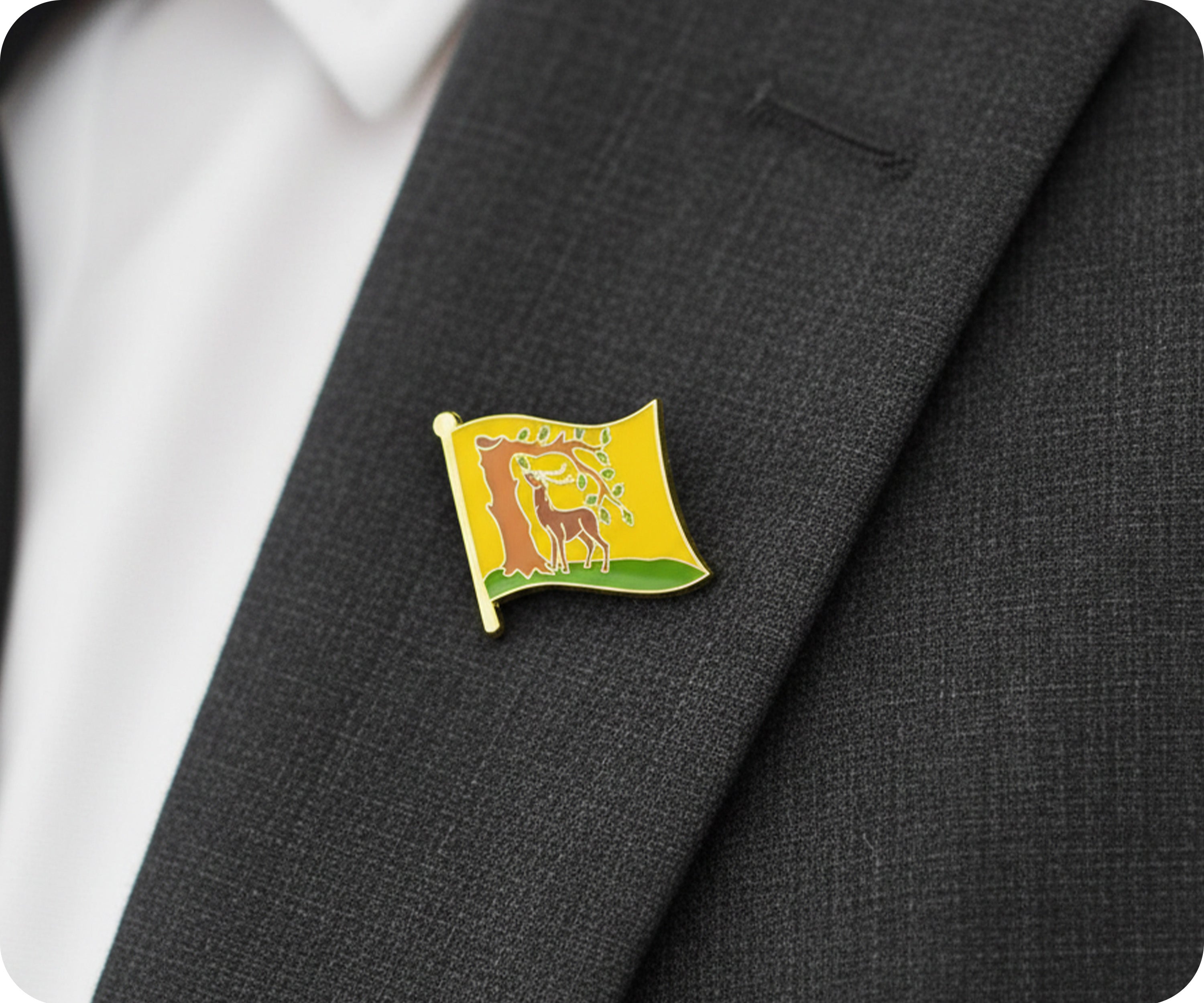 Pin con la bandera del condado inglés de Berkshire  Imagen secundaria del producto