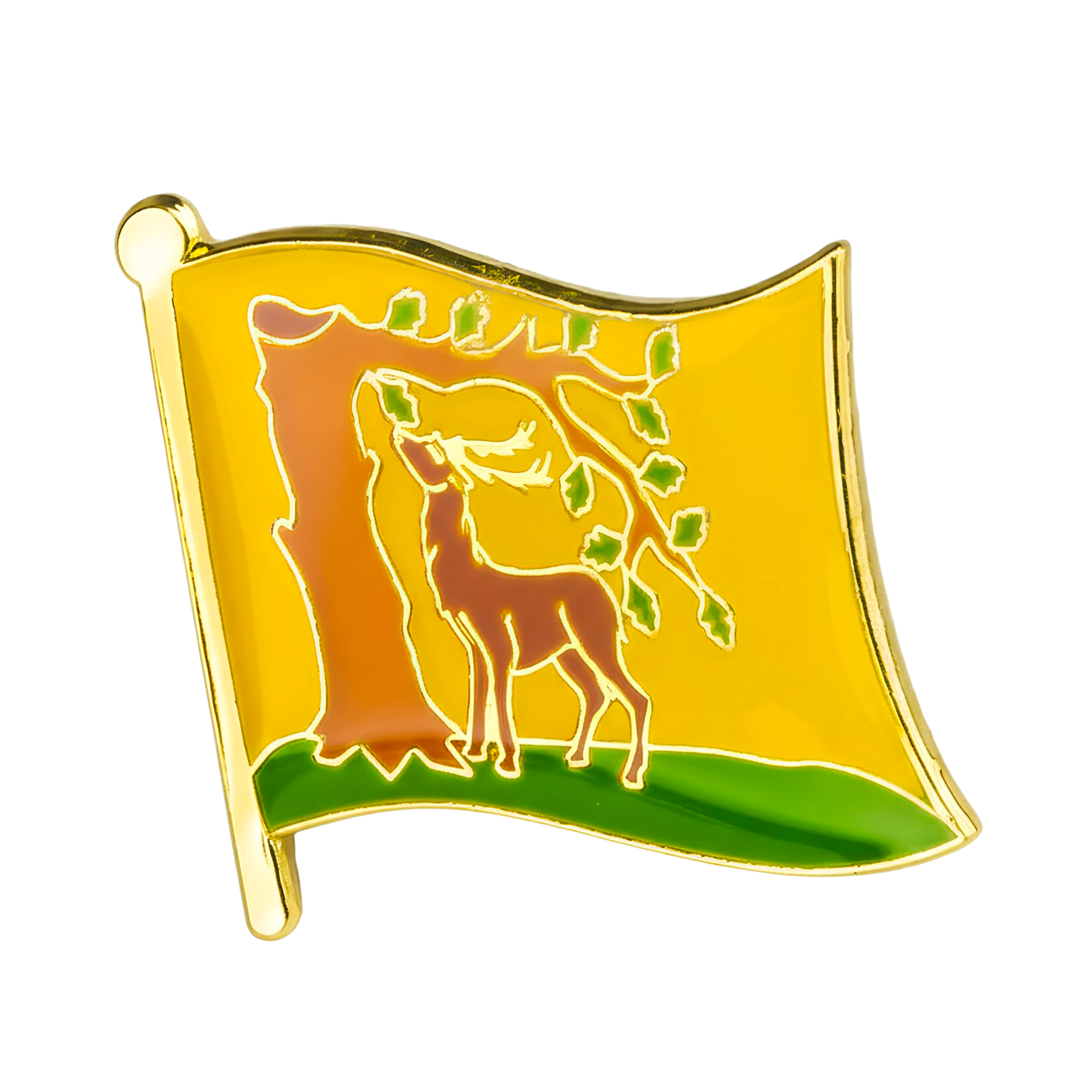 Berkshire English County Flag Pin Badge