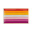 Lesbian Pride Rectangle Flag Pin Badge