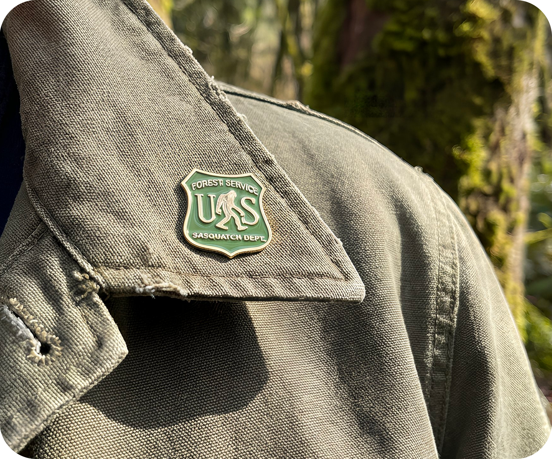 United States Forest Service Big Foot Department Pin Badge