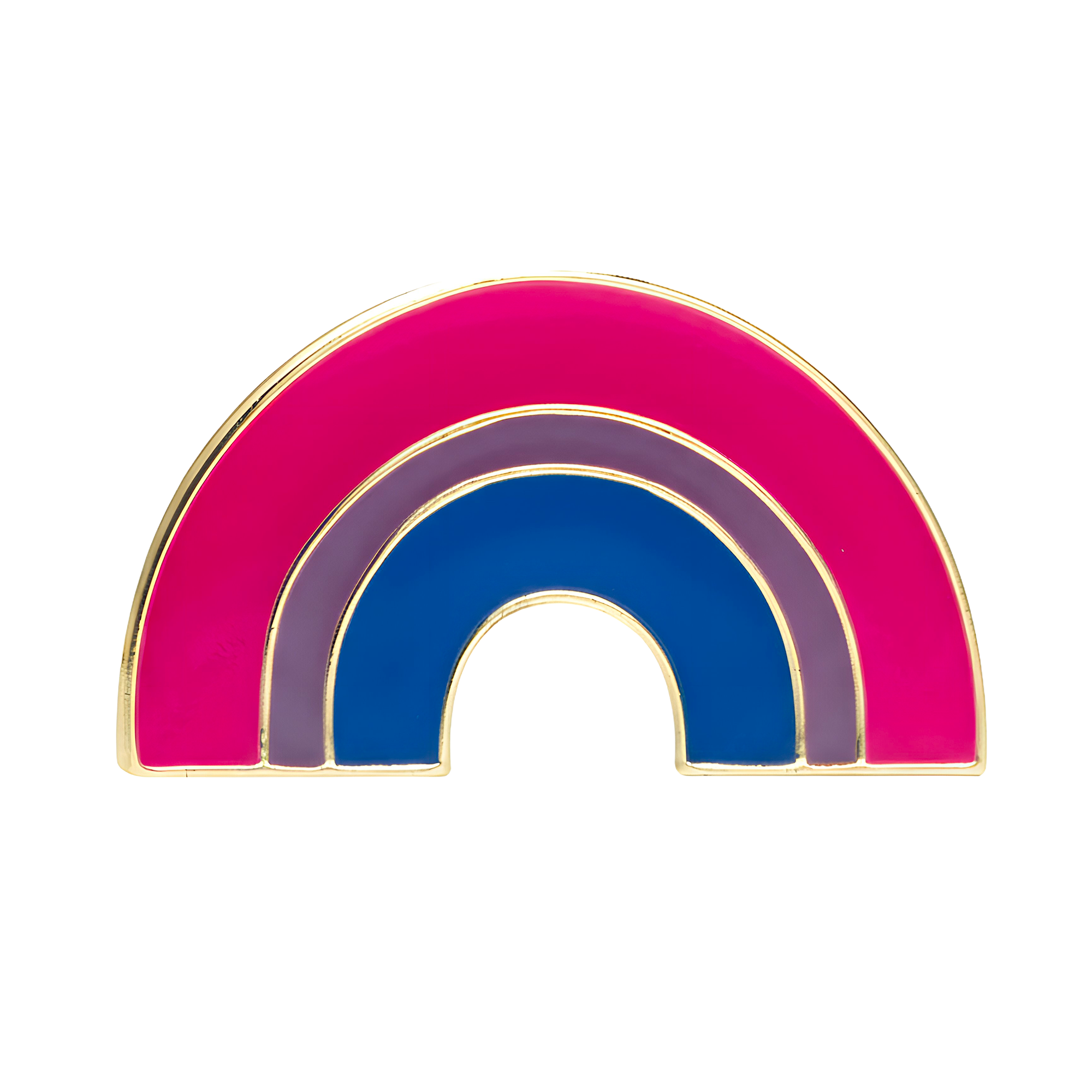 Pin con la bandera del arcoíris bisexual Imagen principal del producto
