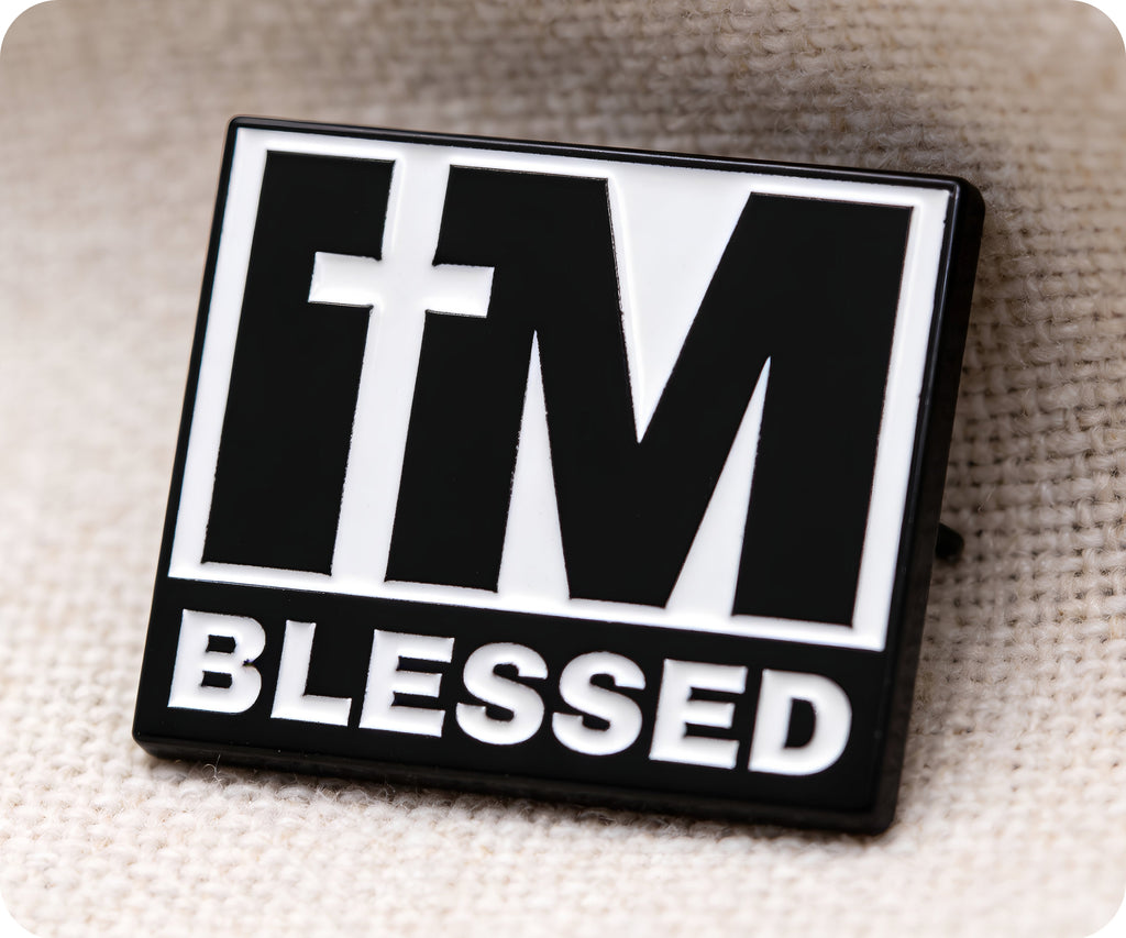 I'm Blessed Christian Pin Badge