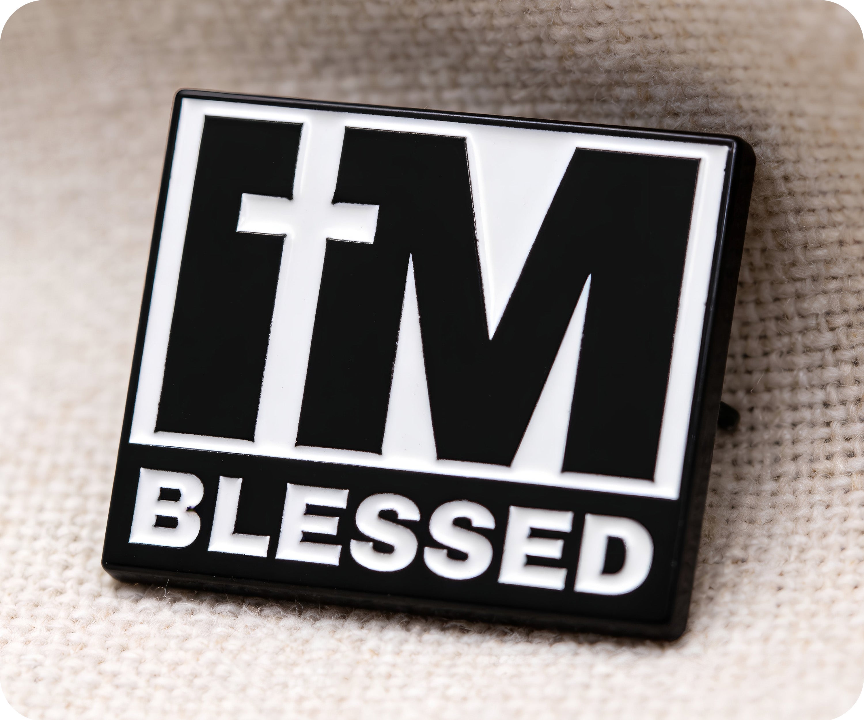 I'm Blessed Christian Pin Badge