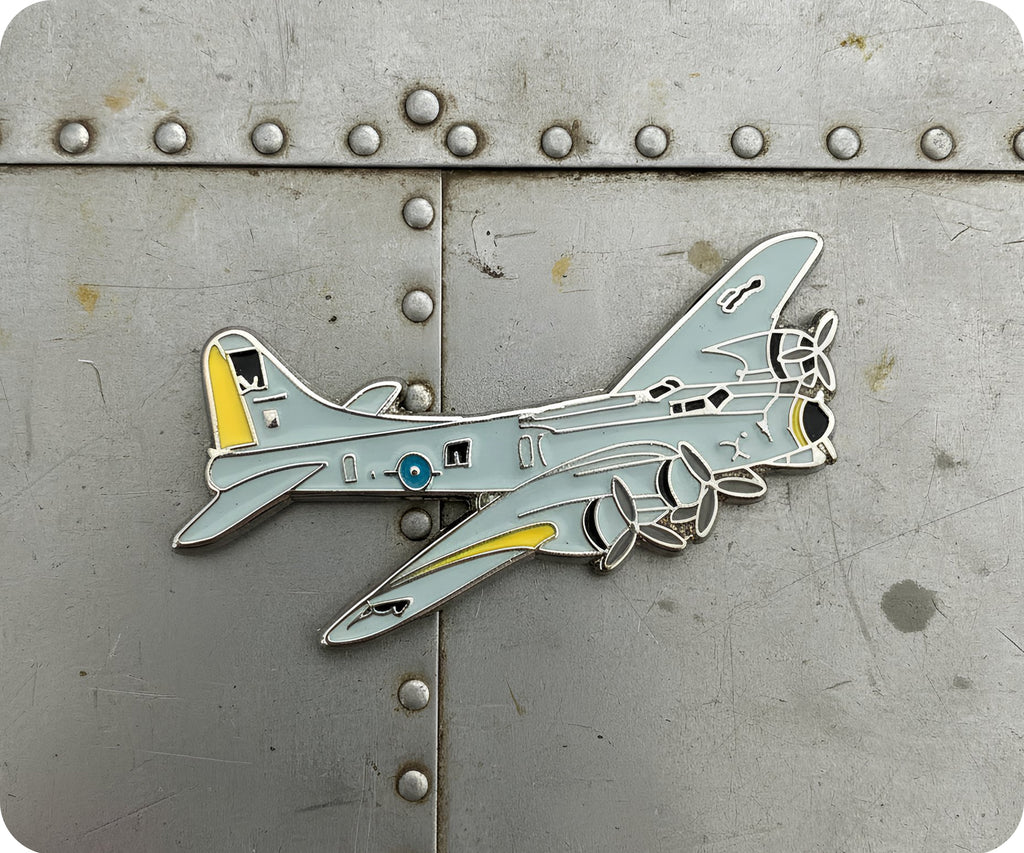 WW2 Bomber Aeroplane Pin Badge