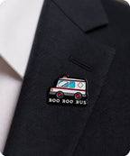 Boo Boo Bus Ambulance Enamel Pin Badge