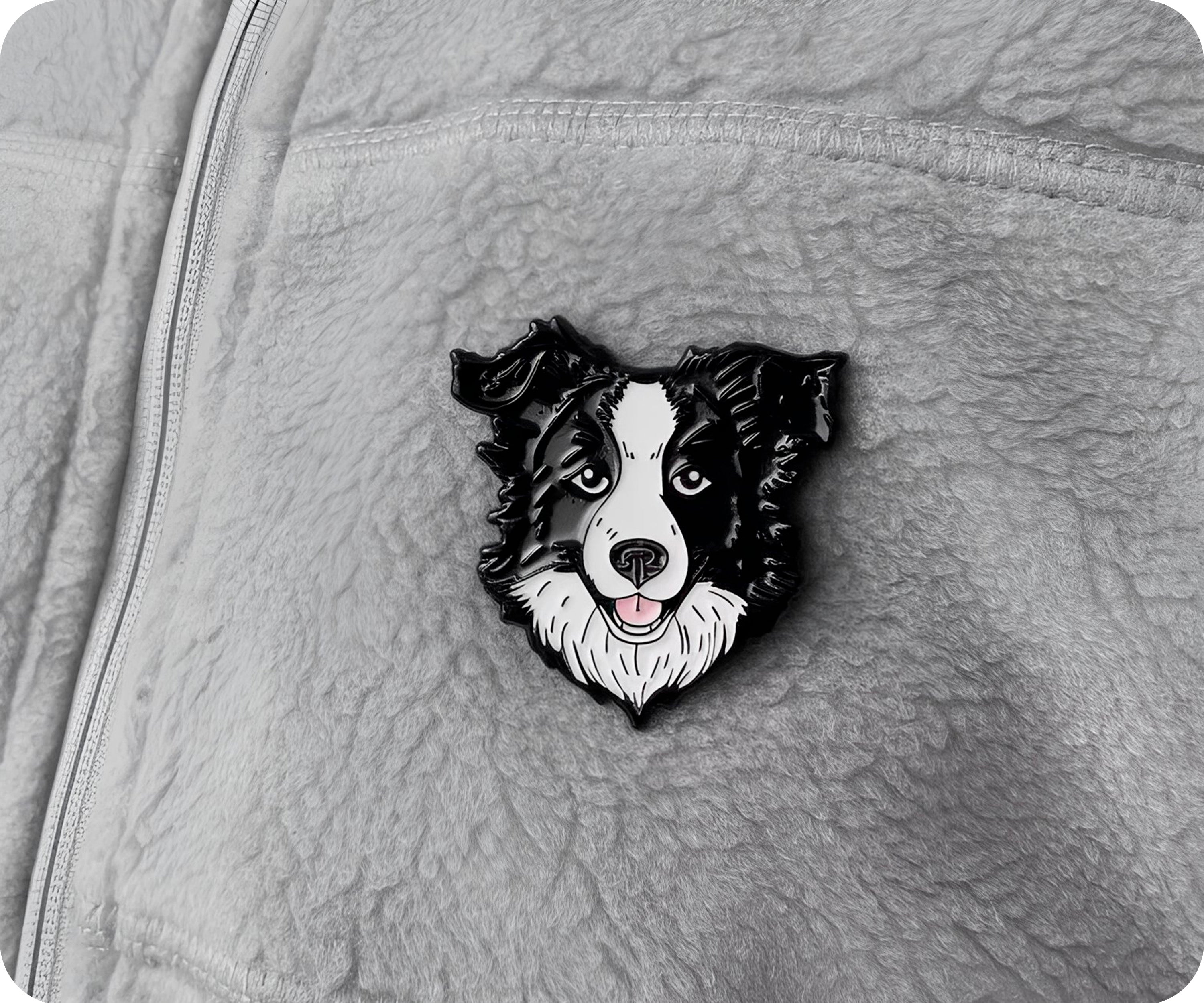 Pin de Perro Border Collie Imagen secundaria del producto