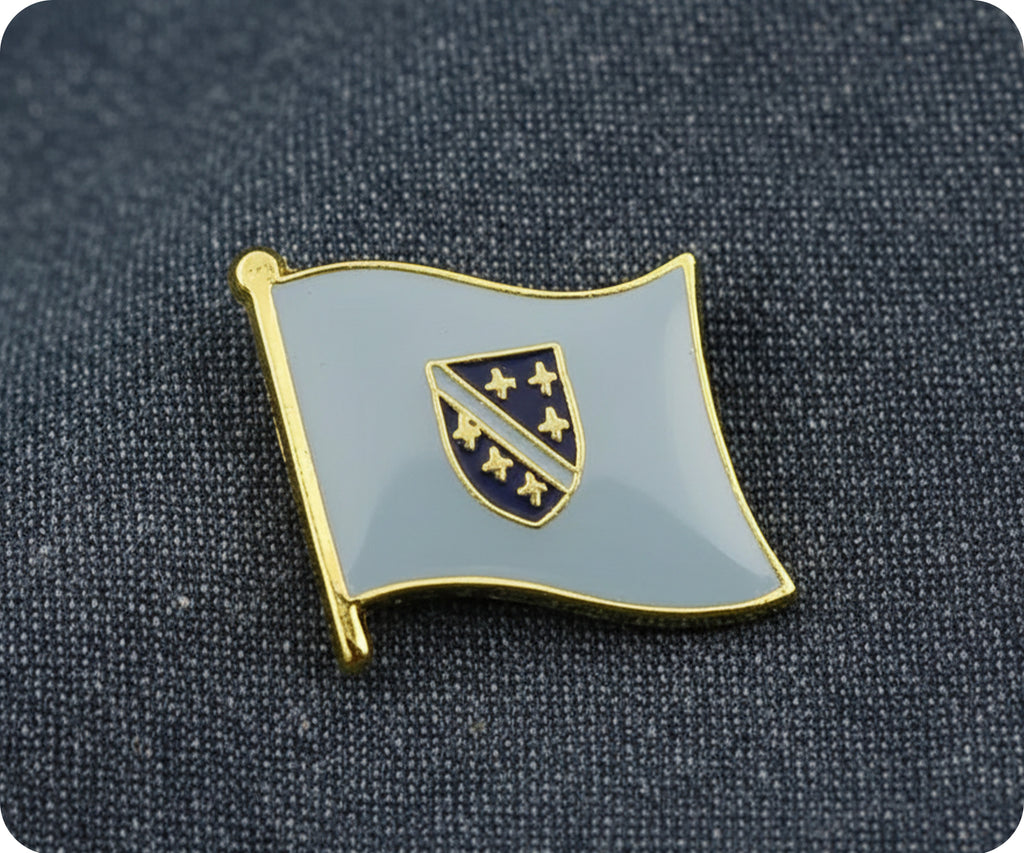 Arms Of Kotromanić Bosnia Flag Pin Badge