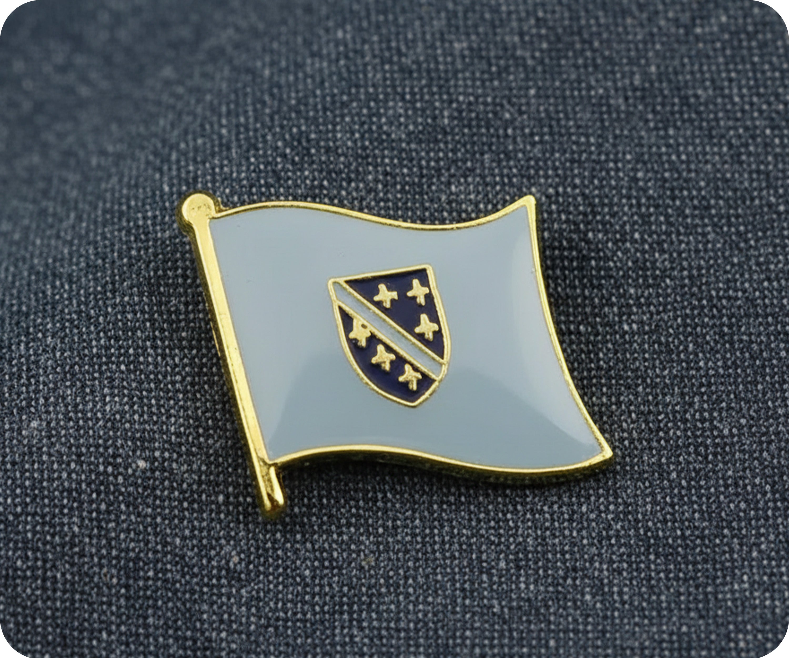 Arms Of Kotromanić Bosnia Flag Pin Badge