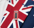 London Red United Kingdom Telephone Box Pin Badge