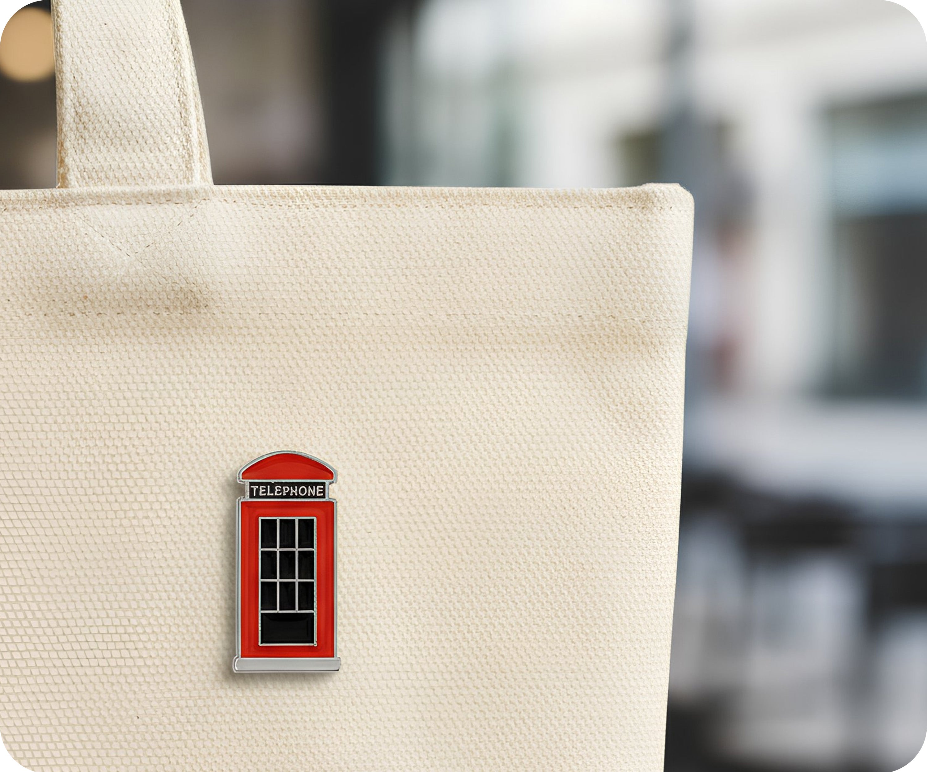 Pin de la Caja Telefónica Roja de Londres, Reino Unido Imagen secundaria del producto