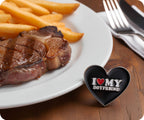 I Love My Boyfriend Heart Pin Badge
