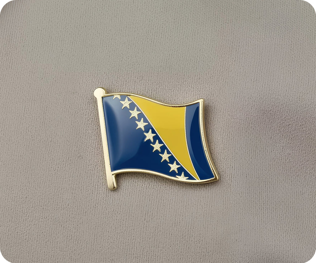 Bosnia and Herzegovina Flag Pin Badge