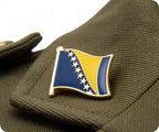 Bosnia and Herzegovina Flag Pin Badge