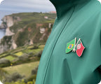 Brazil & Portugal Friendship Pin Badge
