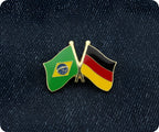 Brazil & Germany Friendship Pin Badge