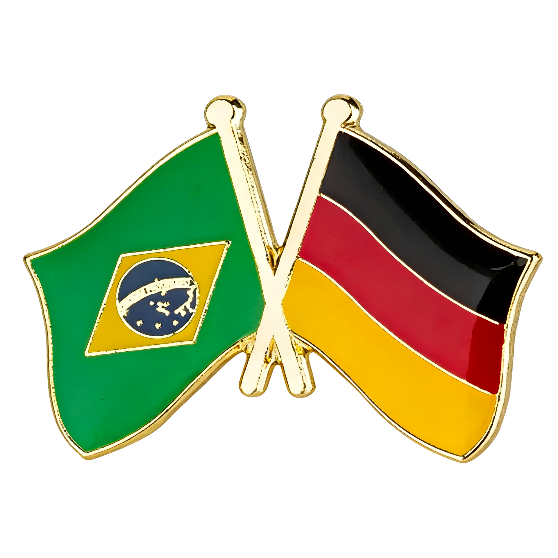 Brazil & Germany Friendship Pin Badge