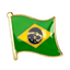 Brazil Flag Pin Badge