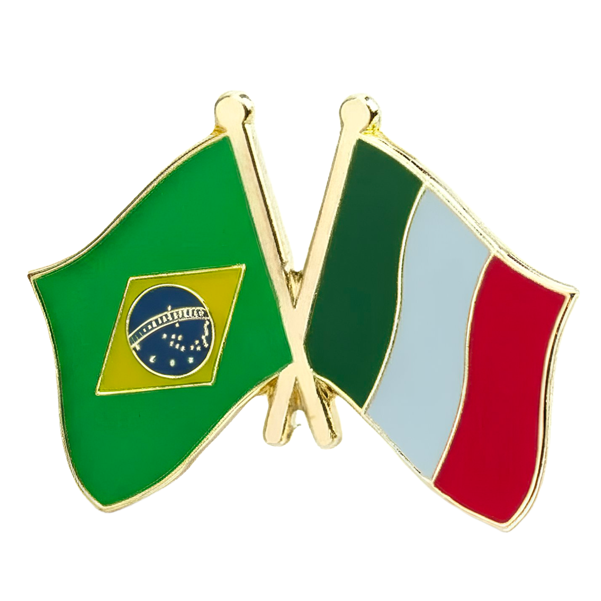 Pin de la amistad entre Brasil e Italia Imagen principal del producto
