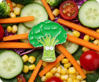 Broccoli Vegetable Pin Badge
