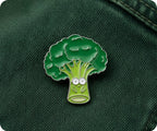 Broccoli Vegetable Pin Badge