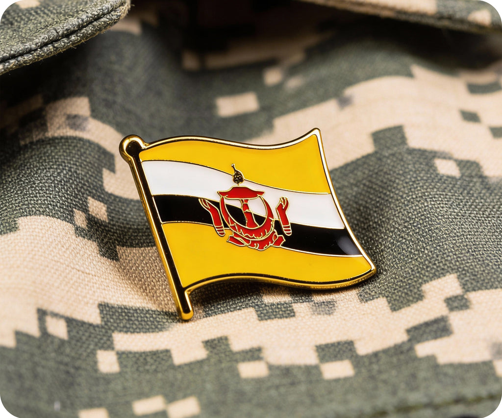 Brunei Flag Pin Badge