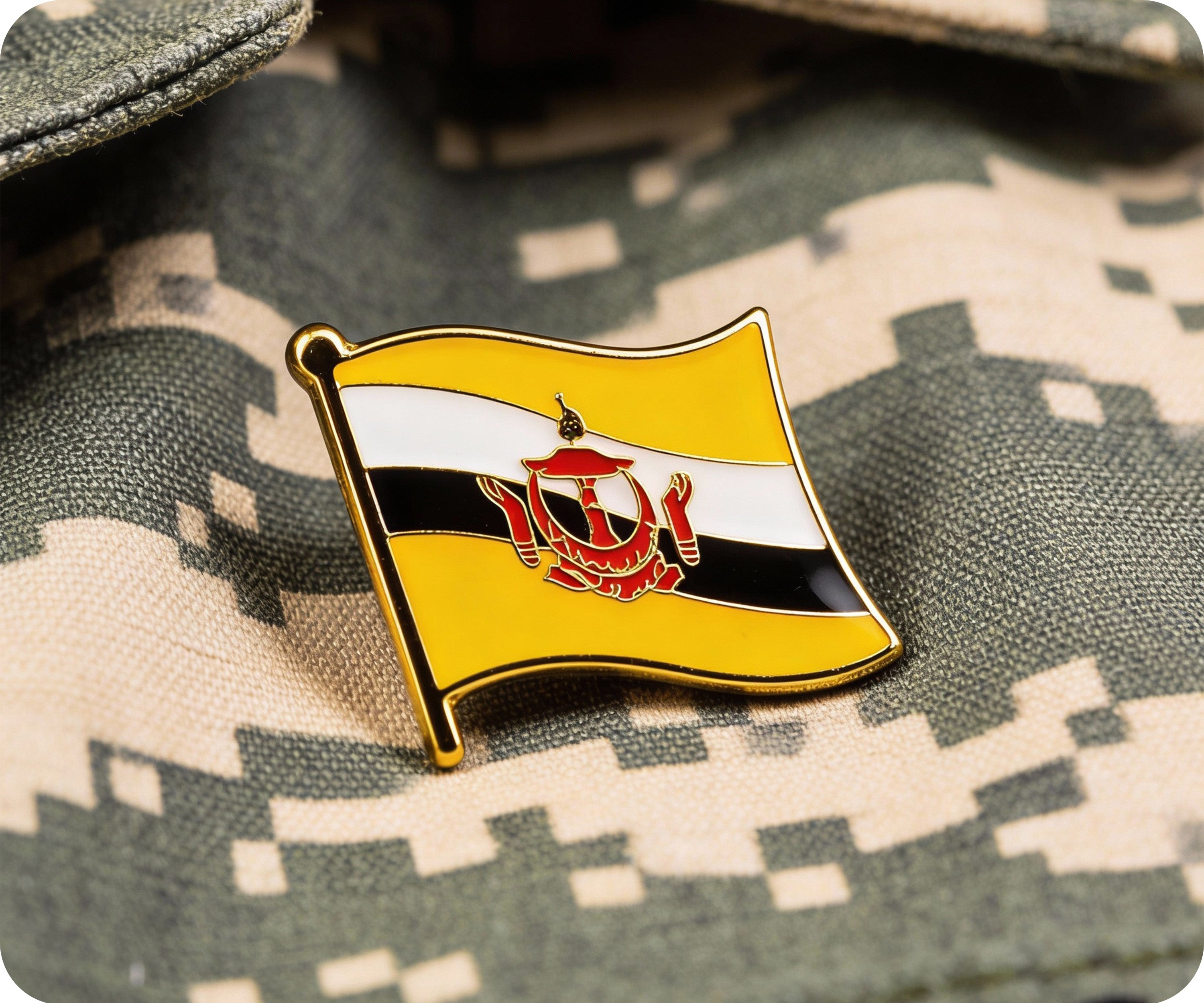 Brunei Flag Pin Badge