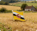Brunei Flag Pin Badge