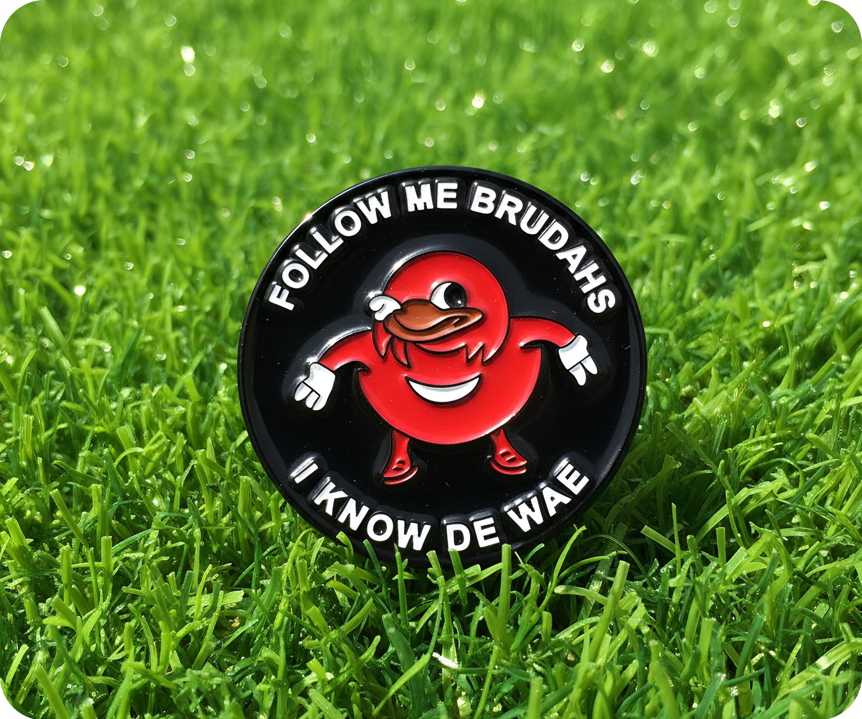 Chat VR Meme 'I Know De Wae'  Pin Badge