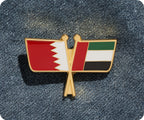 Bahrain & United Arab Emirates UAE  Friendship Pin Badge