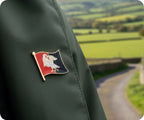 Buckinghamshire Regional English County Flag Pin Badge