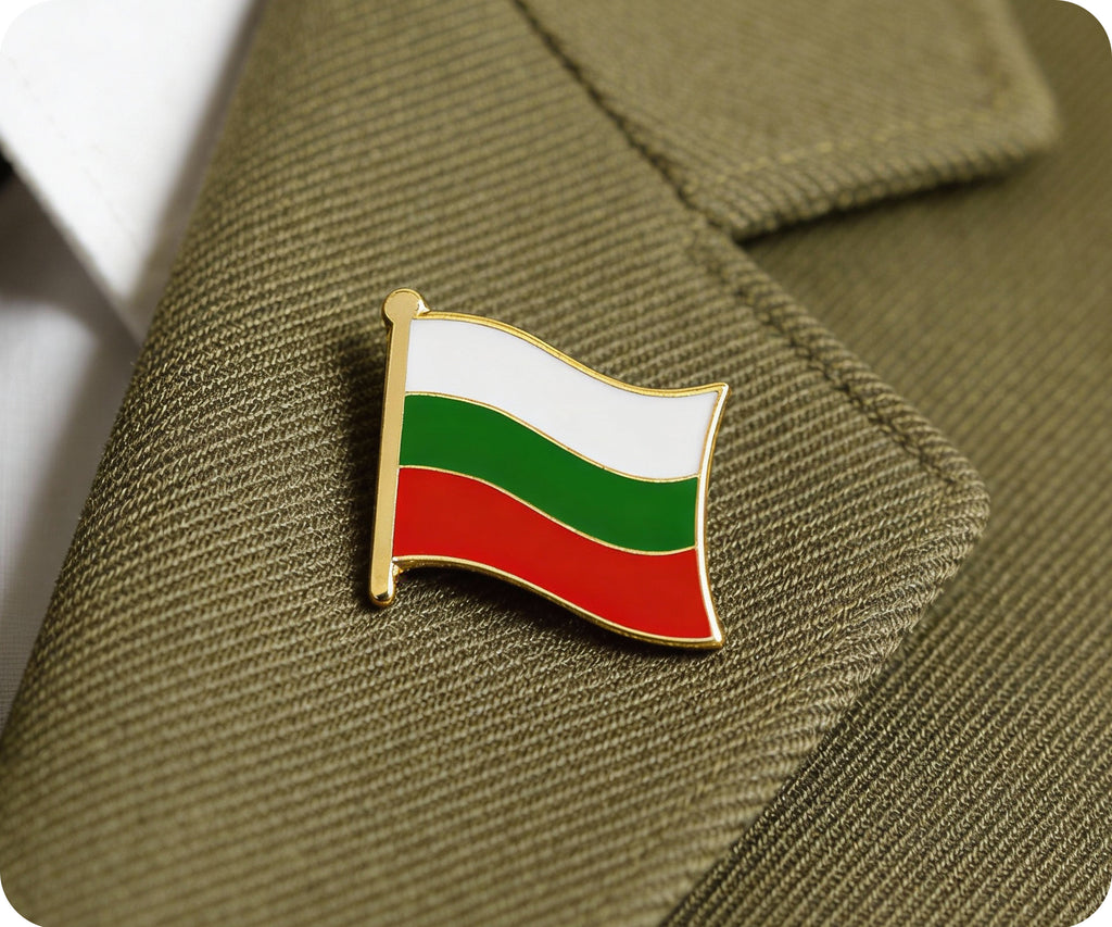 Bulgaria Flag Pin Badge