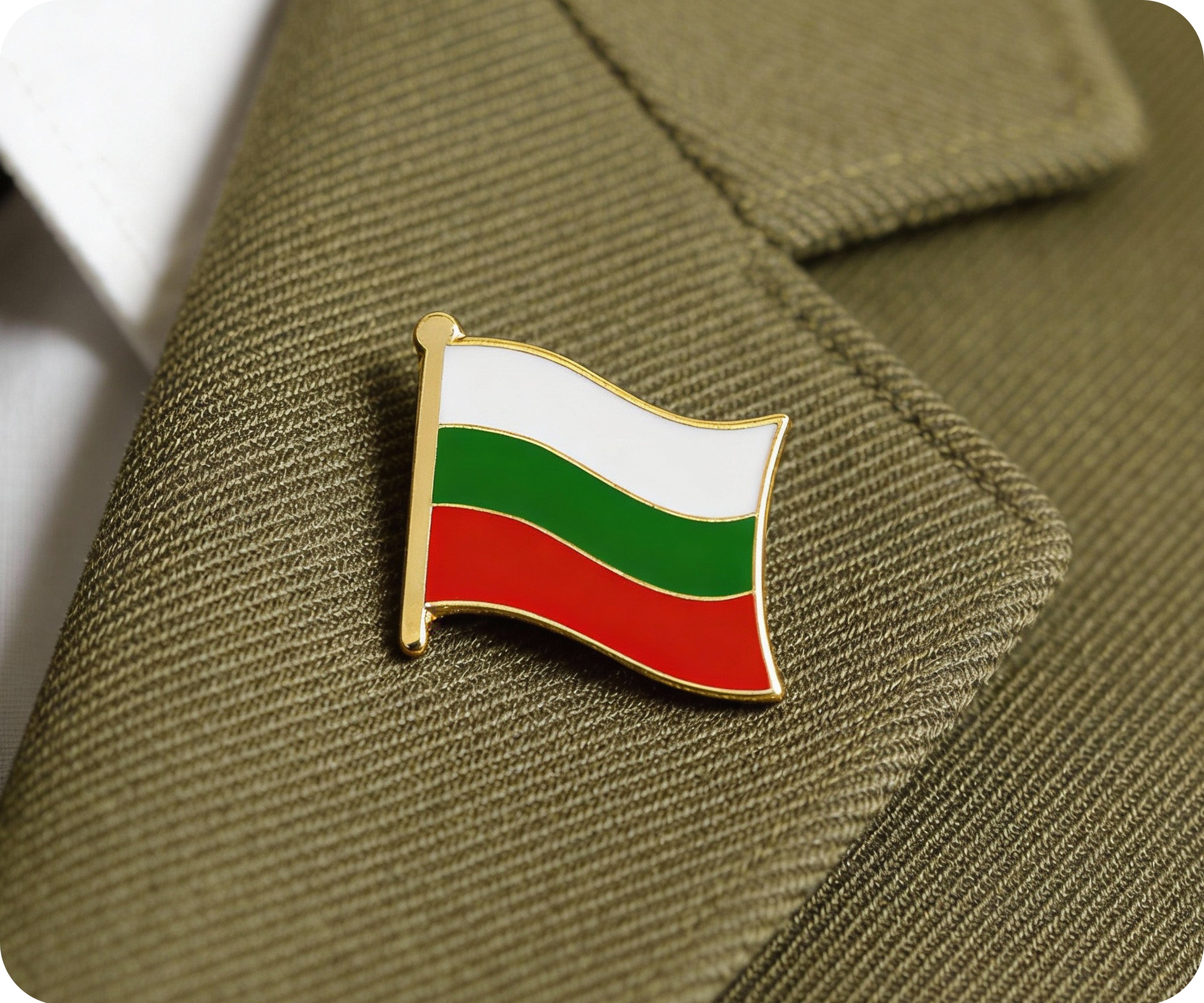 Bulgaria Flag Pin Badge