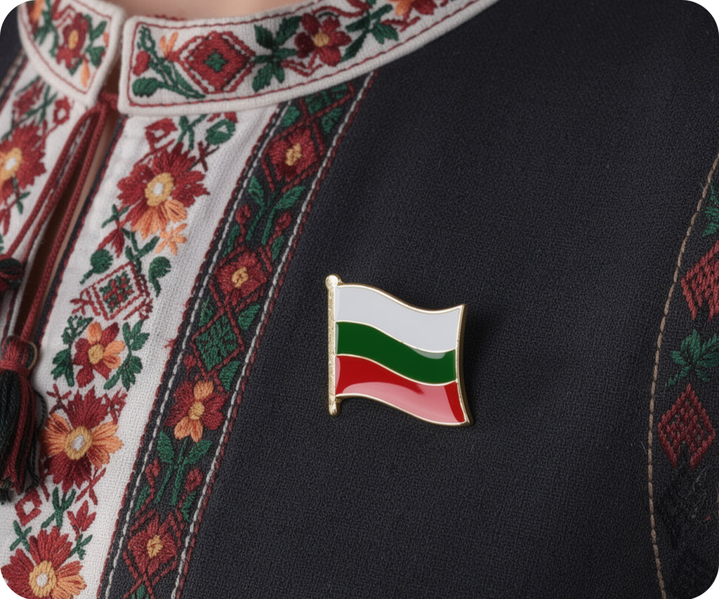 Bulgaria Flag Pin Badge