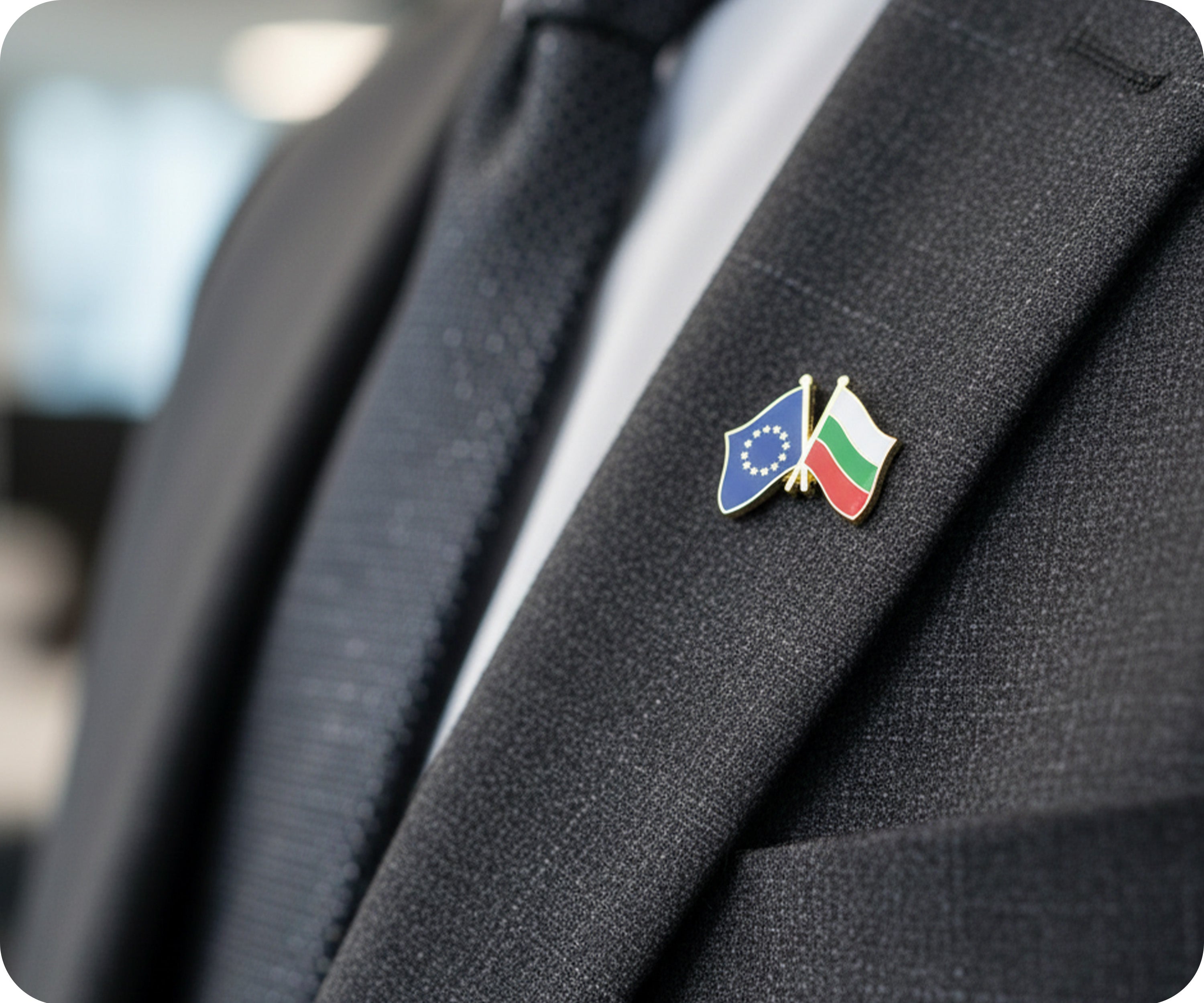 Pin de amistad entre la Unión Europea y Bulgaria Imagen secundaria del producto