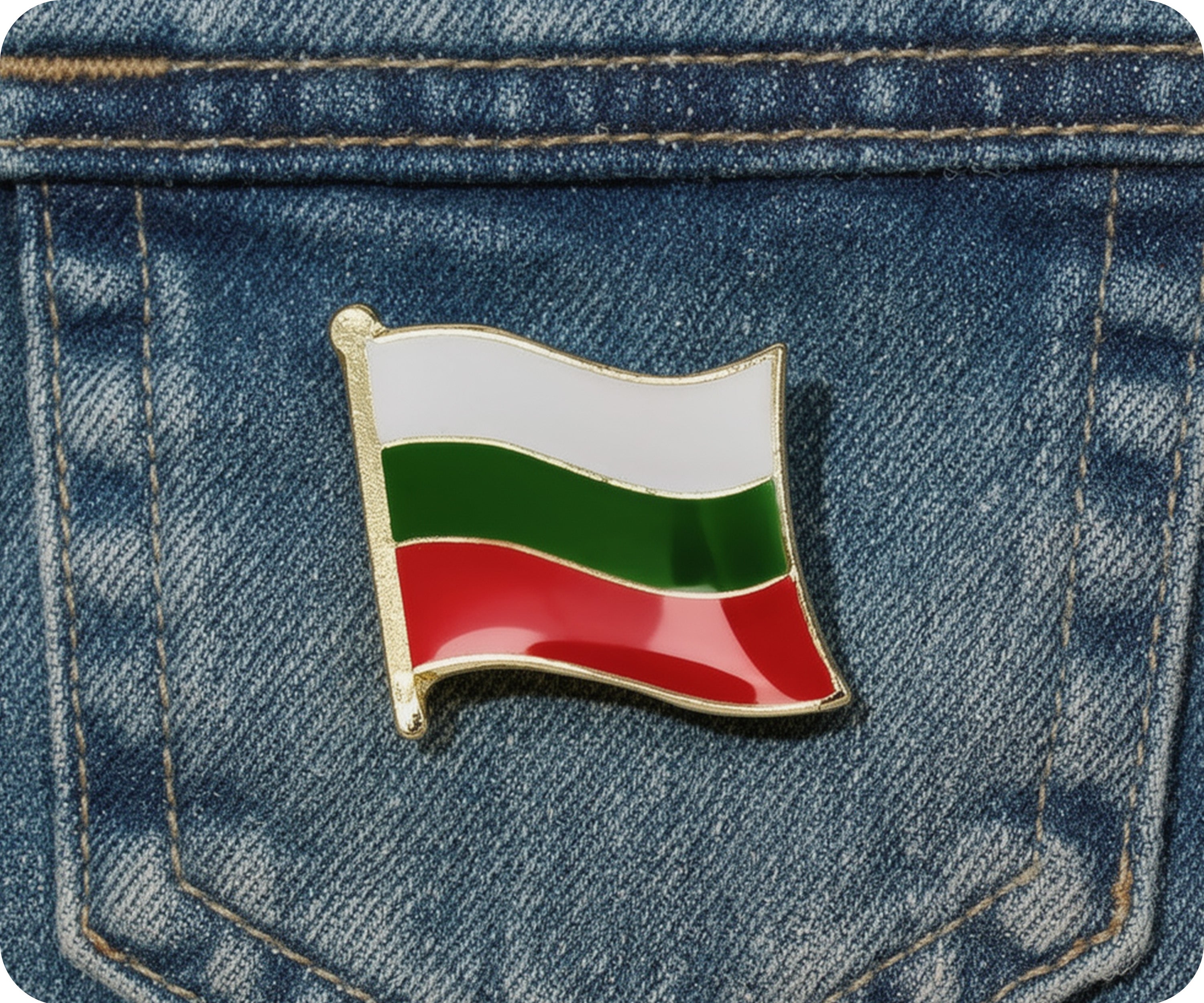 Bulgaria Flag Pin Badge