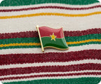 Burkina Faso Flag Pin Badge
