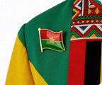 Burkina Faso Flag Pin Badge