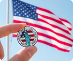 United States Statue of Liberty New York Pin Badge