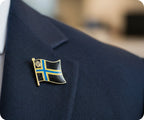 Caithness Scottish County Flag Pin Badge